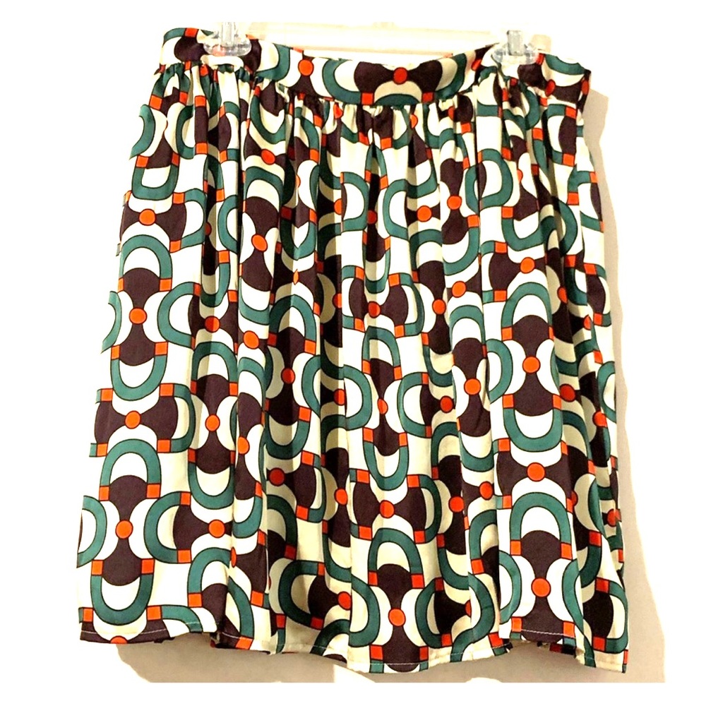 Custom made horseshoe print skirt NWOT fits size L